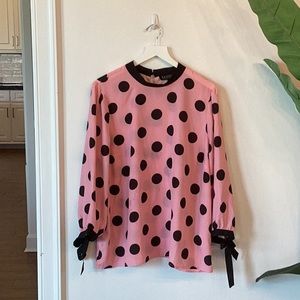 Eloquii Polka Dot Blouse